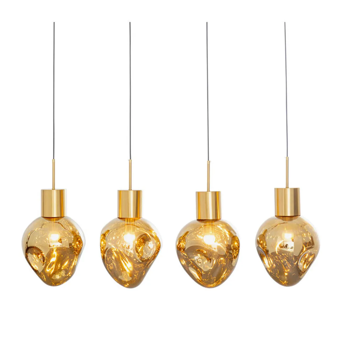 Eettafel hanglamp gedeukt glas - Kare Design Supernova Dough