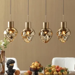 Eettafel hanglamp gedeukt glas - Kare Design Supernova Dough