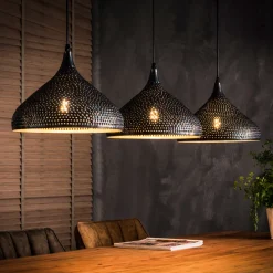 Eettafel hanglamp met gaatjes - Santa Punch
