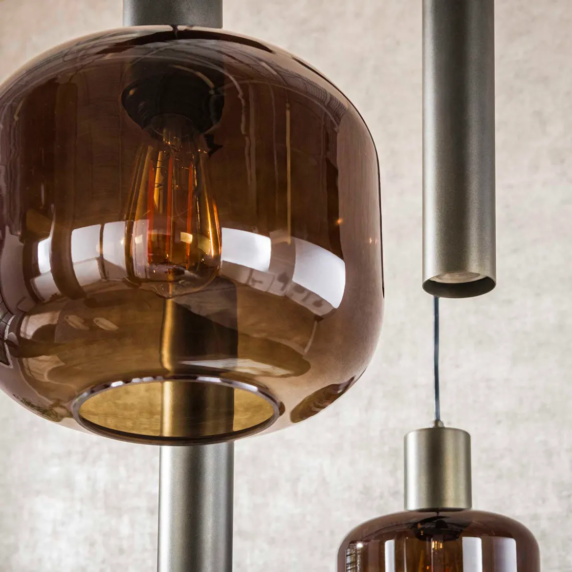 Eettafel hanglamp modern design - Santa Bronza