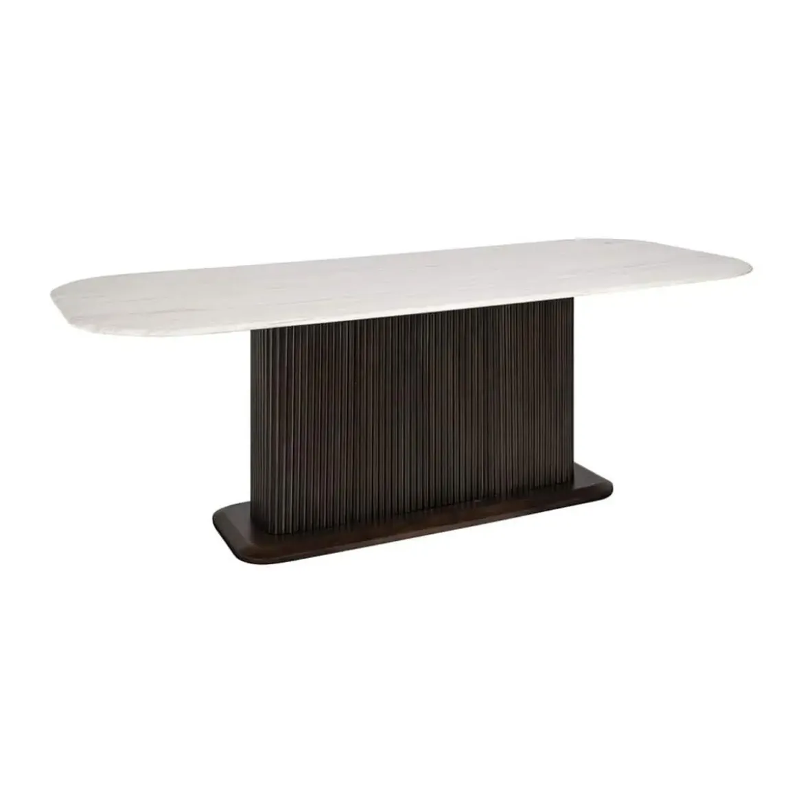 Eettafel marmer en donker hout - Richmond Interiors Mayfield