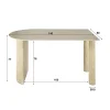 Eettafel met een keramiek blad - Giani Romano