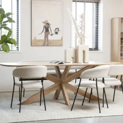 Eettafel naturel hout - Eleonora Nikki