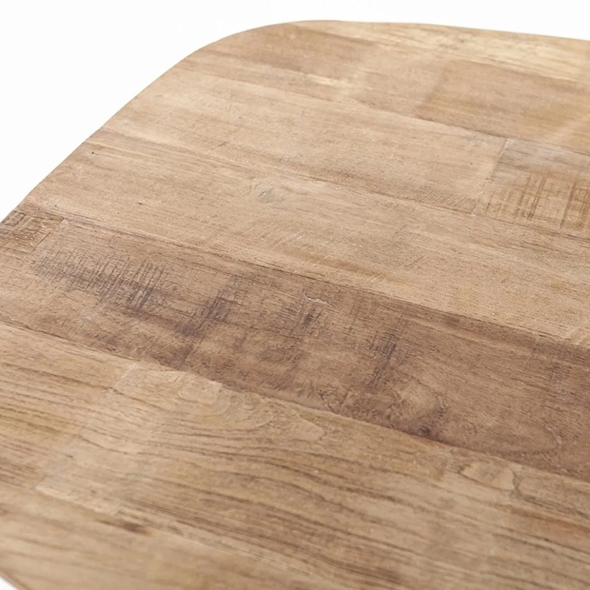 Eettafel teak met afgeronde hoeken - Eleonora Tabassum