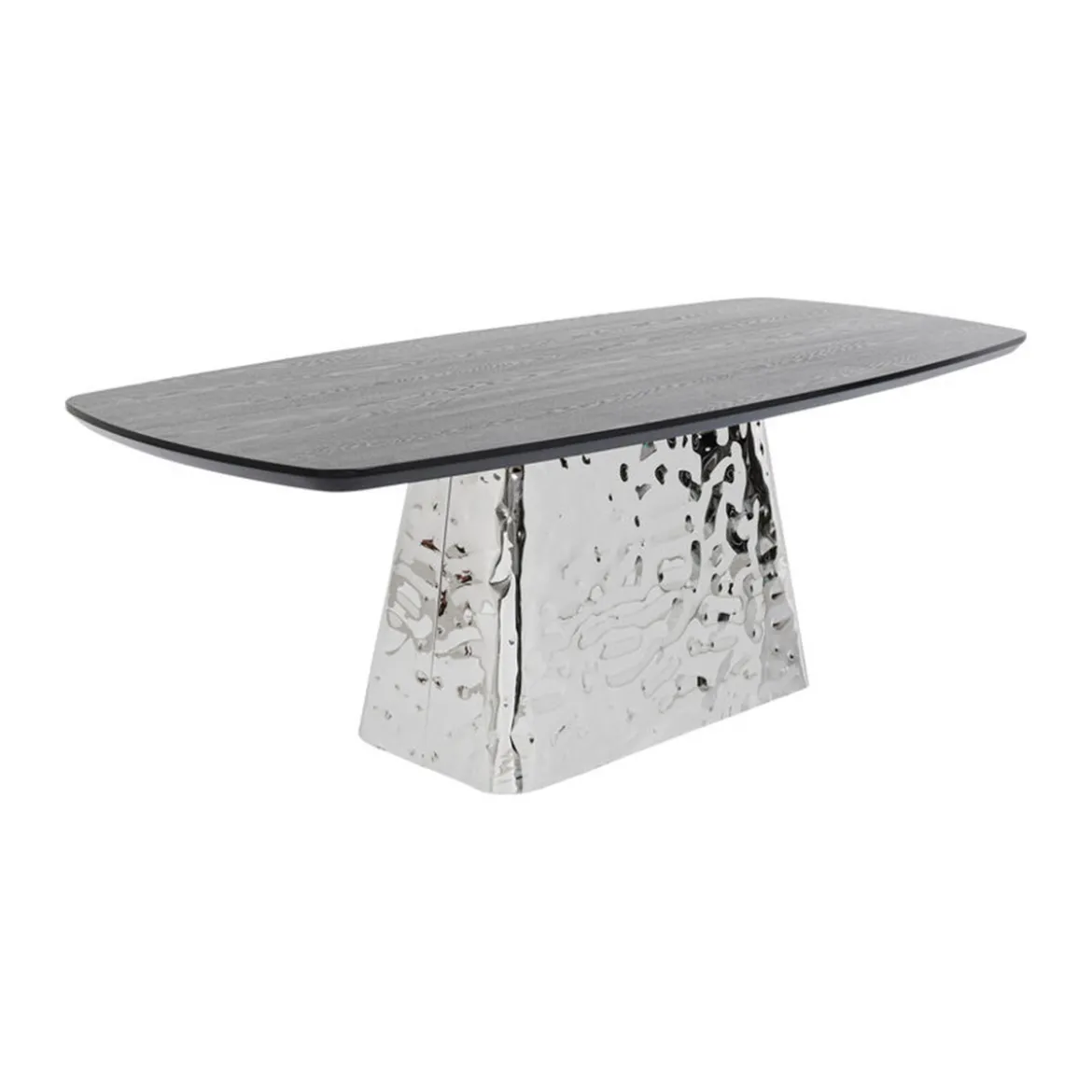 Eettafel van chroom - Kare Design Caldera