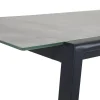 Eettafel voor buiten betonlook glas - Brafab Lyra