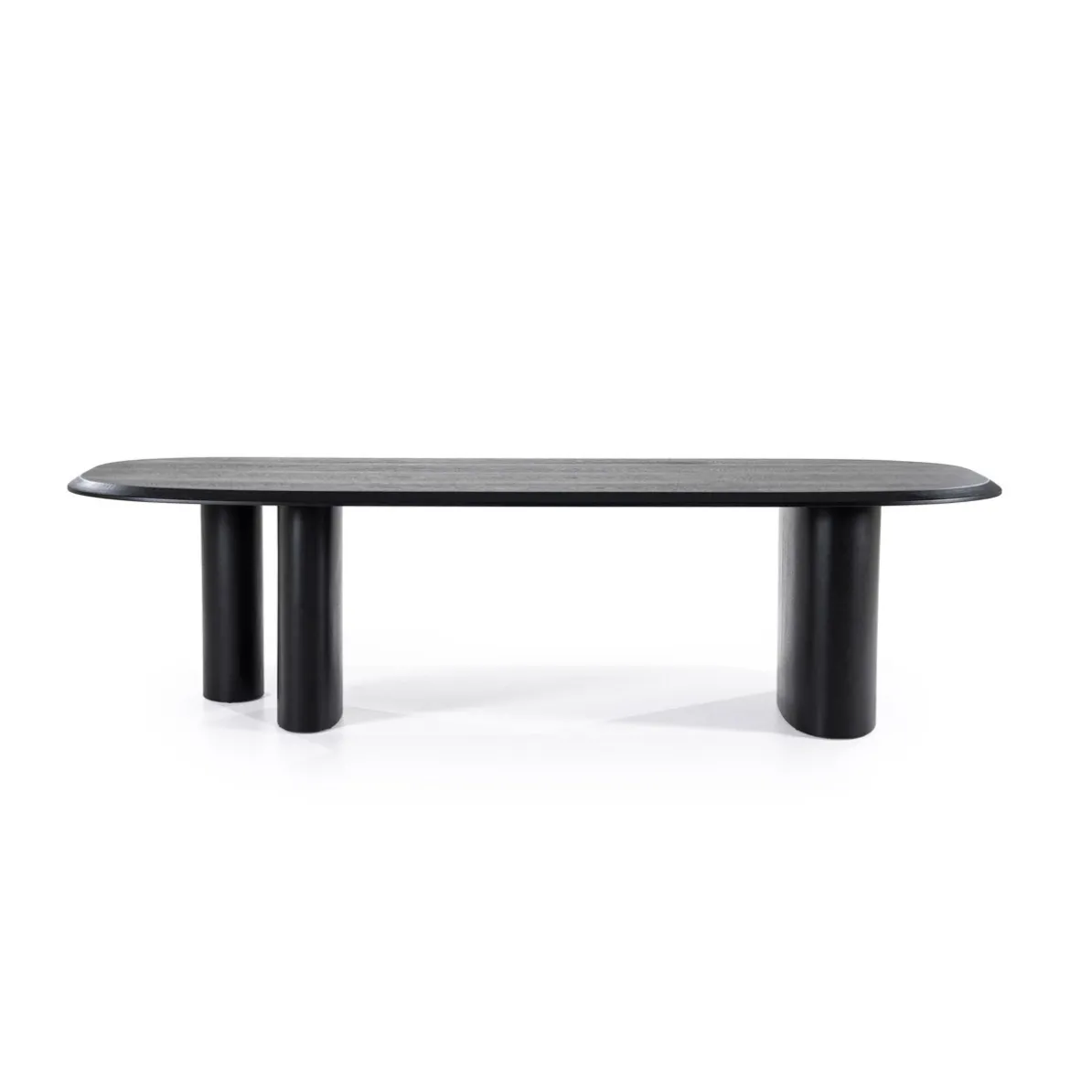 Eettafel zwart hout organisch - Eleonora Walter