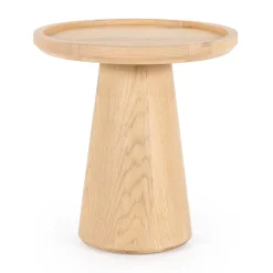 Eiken bijzettafel rond - Eleonora Leia