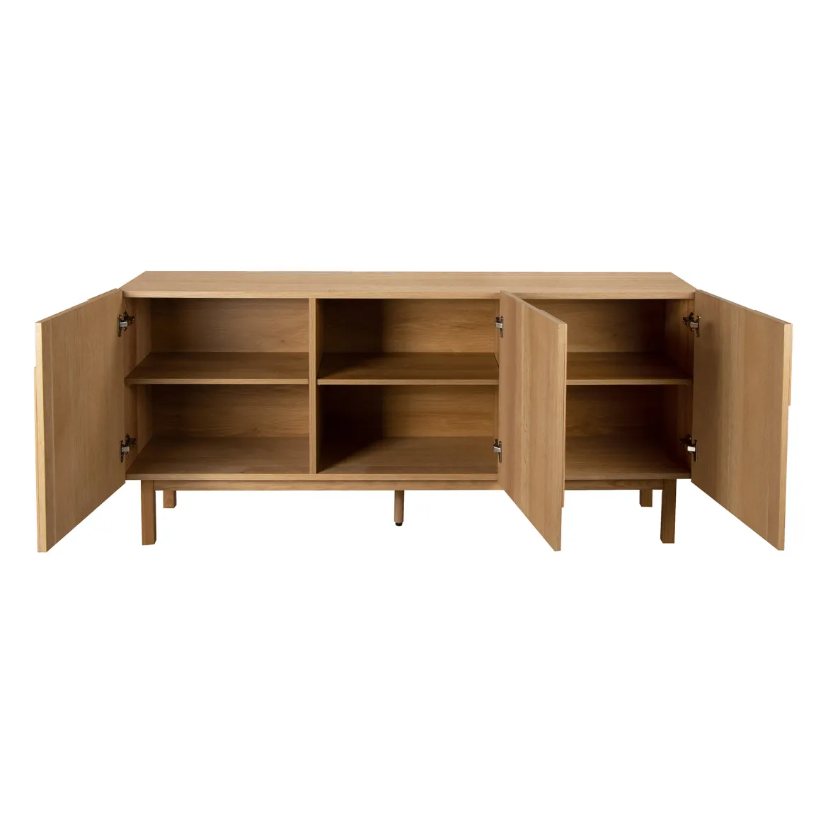Eiken dressoir met 3D vormen - Bodio Mare