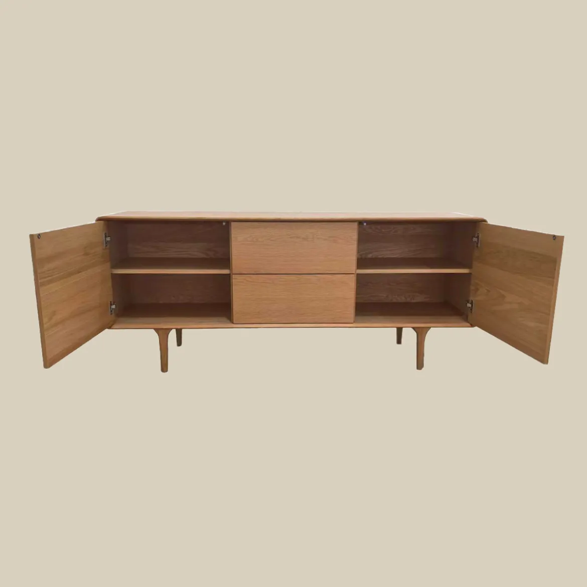 Eiken dressoir met ronde hoeken - Bodio Sara