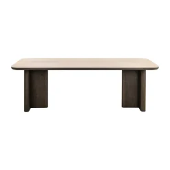Eiken eettafel met travin - Richmond Interiors Nando