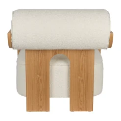 Eiken fauteuil modern design - Zuiver Oolong