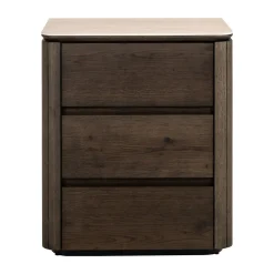 Eiken nachtkastje met travertine - Richmond Interiors Ritz