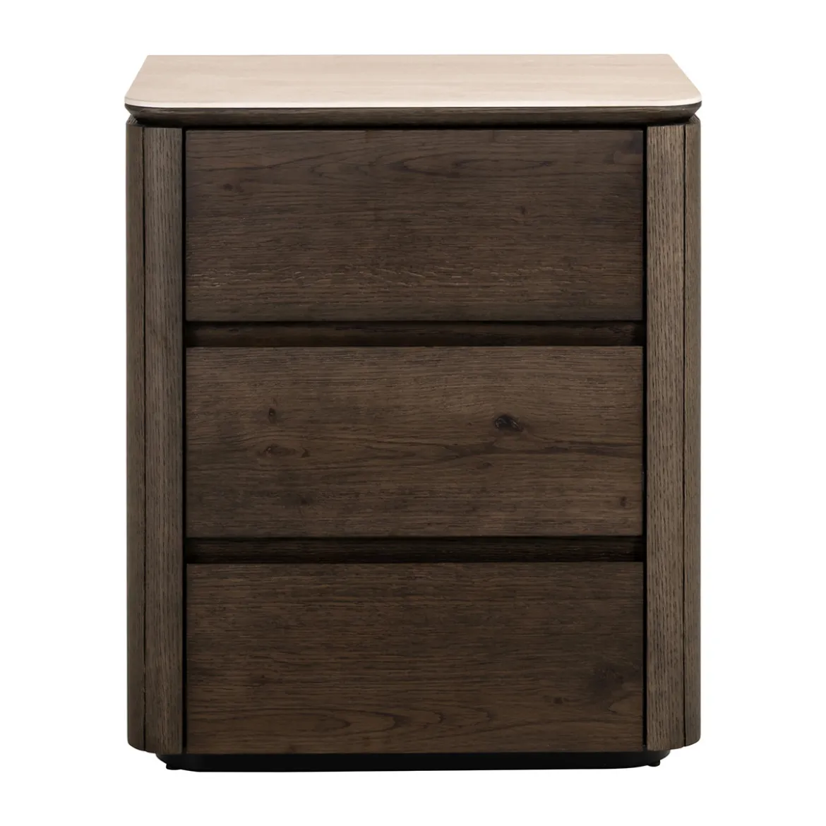 Eiken nachtkastje met travertine - Richmond Interiors Ritz