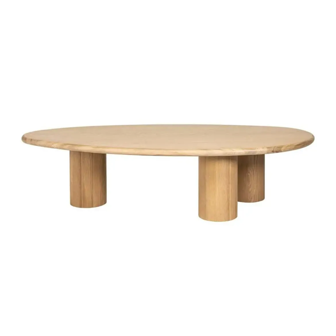 Eiken salontafel organische vorm - Richmond Interiors Oakley
