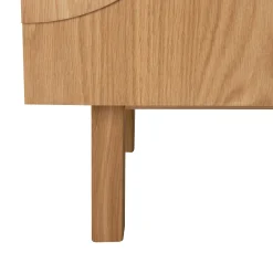 Eiken tv-meubel met 3D vormen - Bodio Mare