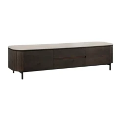Eiken TV-meubel met travertine - Richmond Interiors Ritz