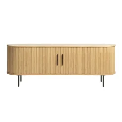 Eiken tv-meubel ovaal 150 cm - Bodio Sway
