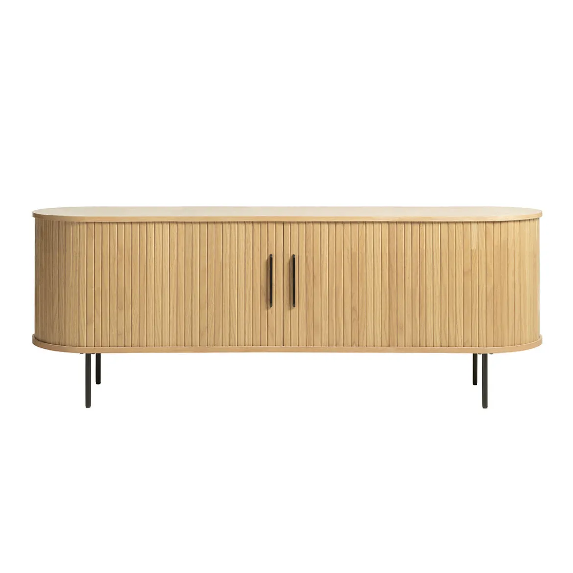 Eiken tv-meubel ovaal 150 cm - Bodio Sway