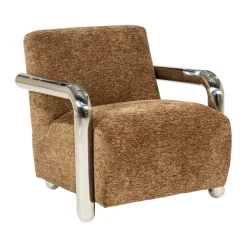 Fauteuil chromen armen - By-Boo Chromette