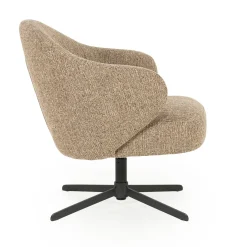 Fauteuil draaibaar stof - Eleonora Connor