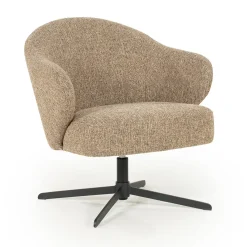 Fauteuil draaibaar stof - Eleonora Connor