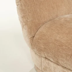 Fauteuil met geplooide stof - By-Boo Nook