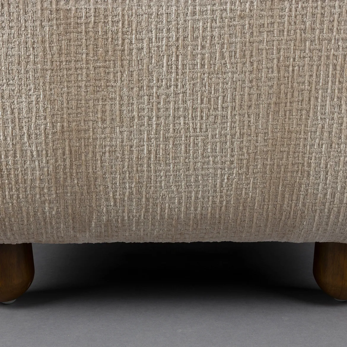 Fauteuil met houten armleuning - Dutchbone Robinson