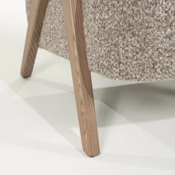Fauteuil met houten armleuning - Eleonora Francis