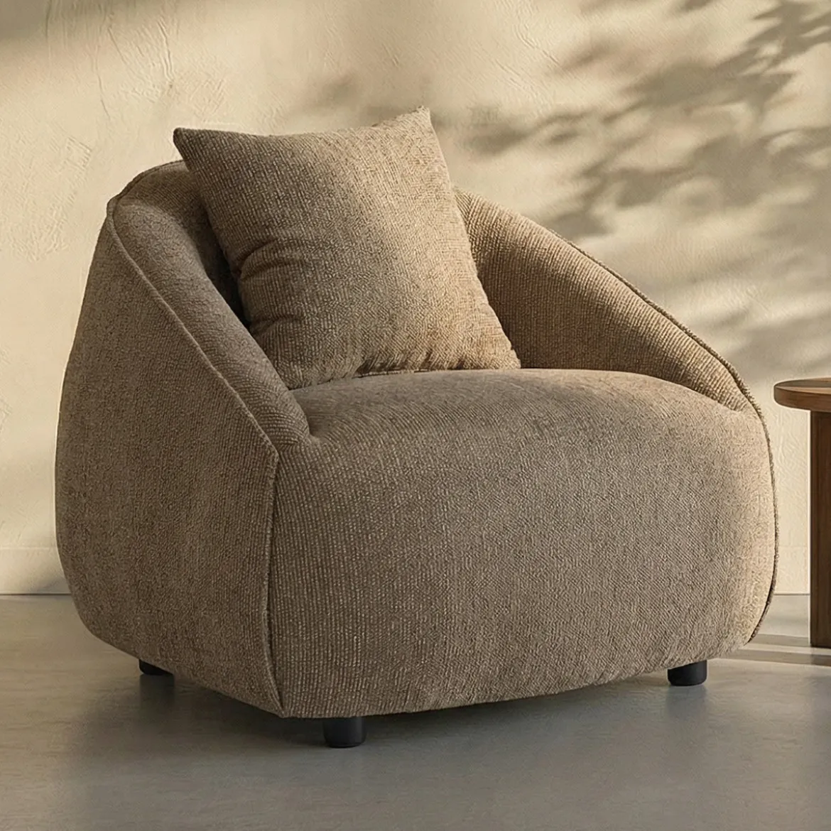 Fauteuil met ronde rugleuning - Bodio Colton