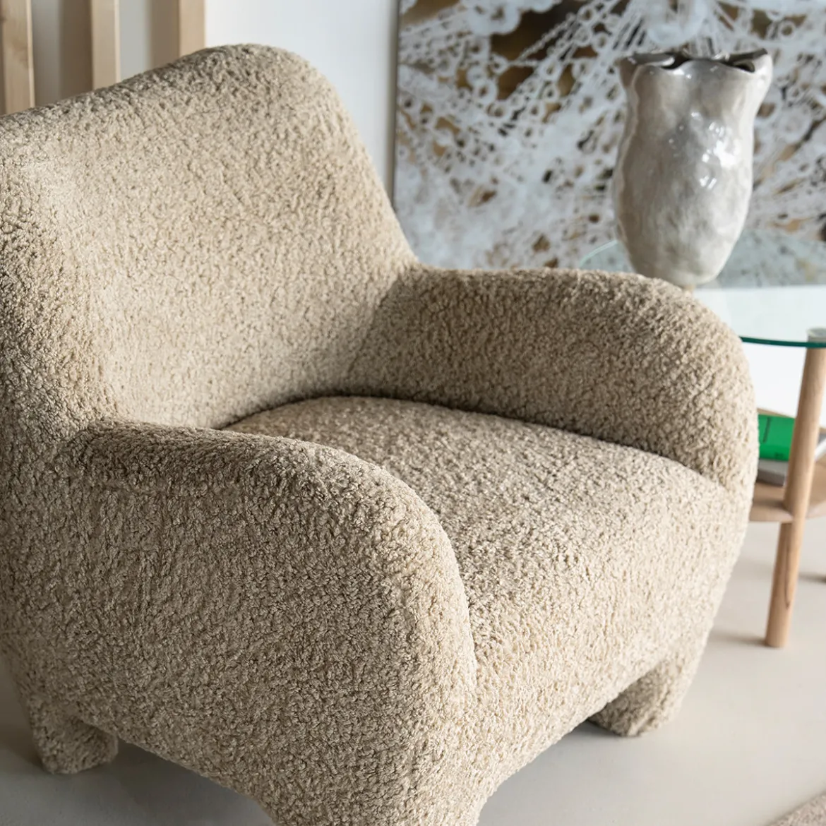 Fauteuil met ronde vormen - Eleonora Shaun