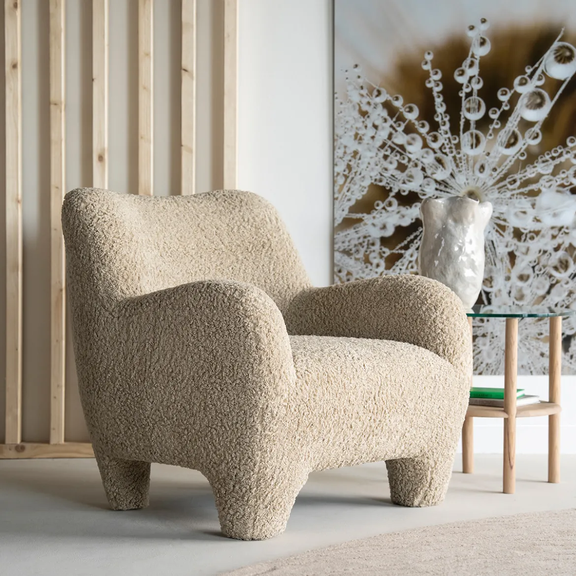 Fauteuil met ronde vormen - Eleonora Shaun