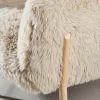 Fauteuil met zacht imitatiebont - Lavis Zenzi