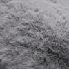 Fauteuil zachte vacht grijs - Bodio Fluff