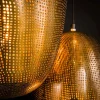 Getrapte hanglamp brons met gaatjes - Santa Cosmic