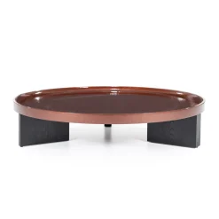 Glanzende salontafel rond - Eleonora Mayson