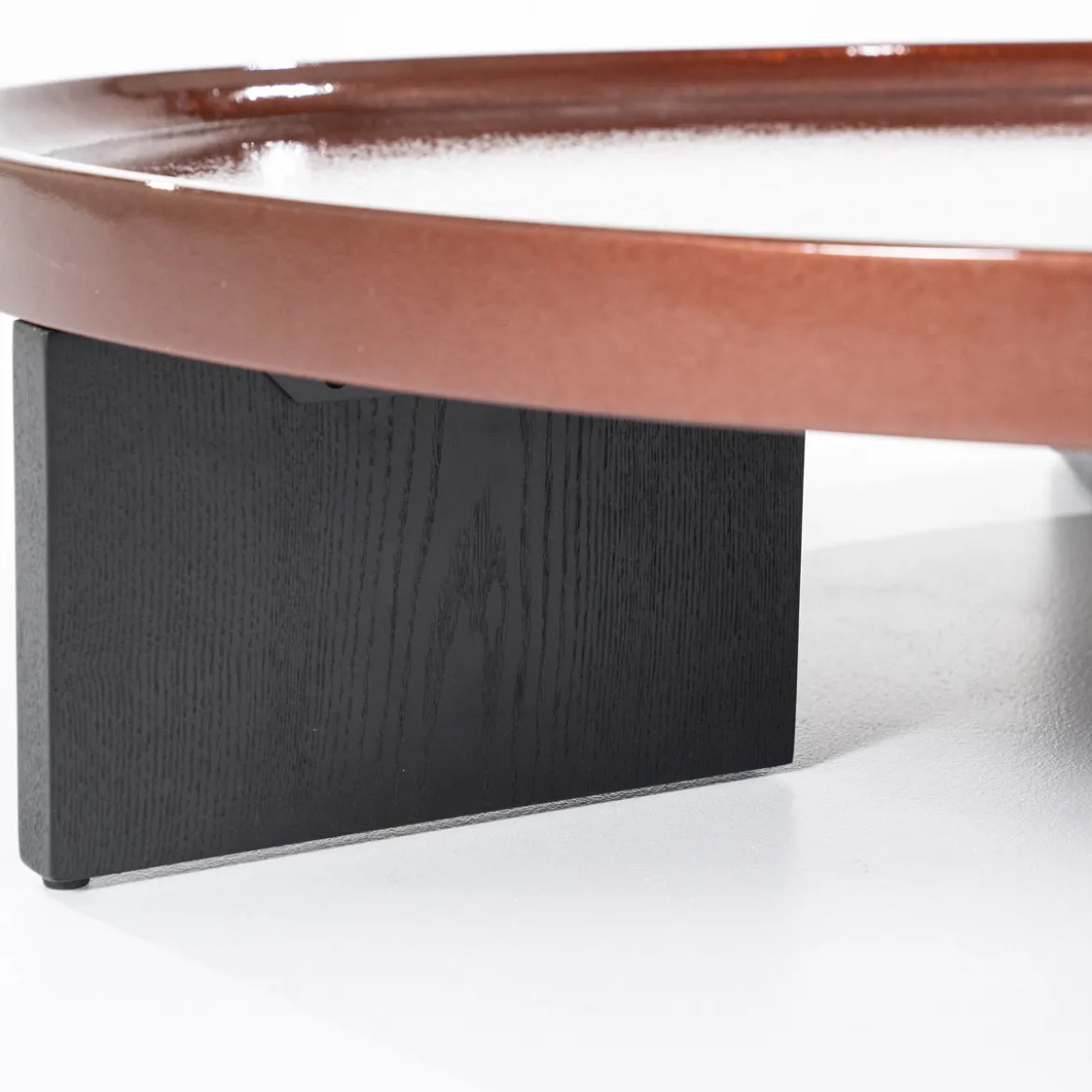 Glanzende salontafel rond - Eleonora Mayson