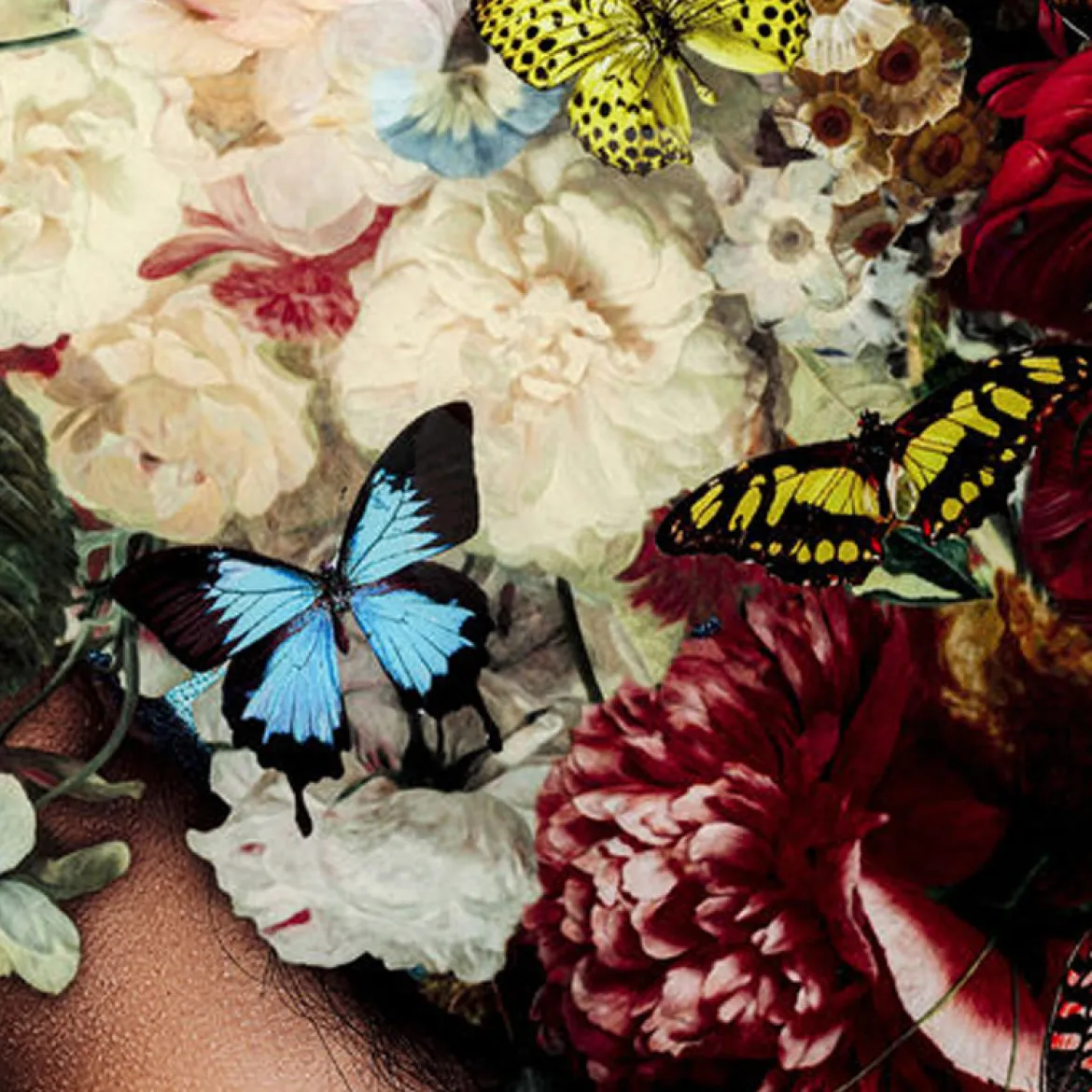 Glas schilderij bloemen - Kare Design Bunch of Flowers