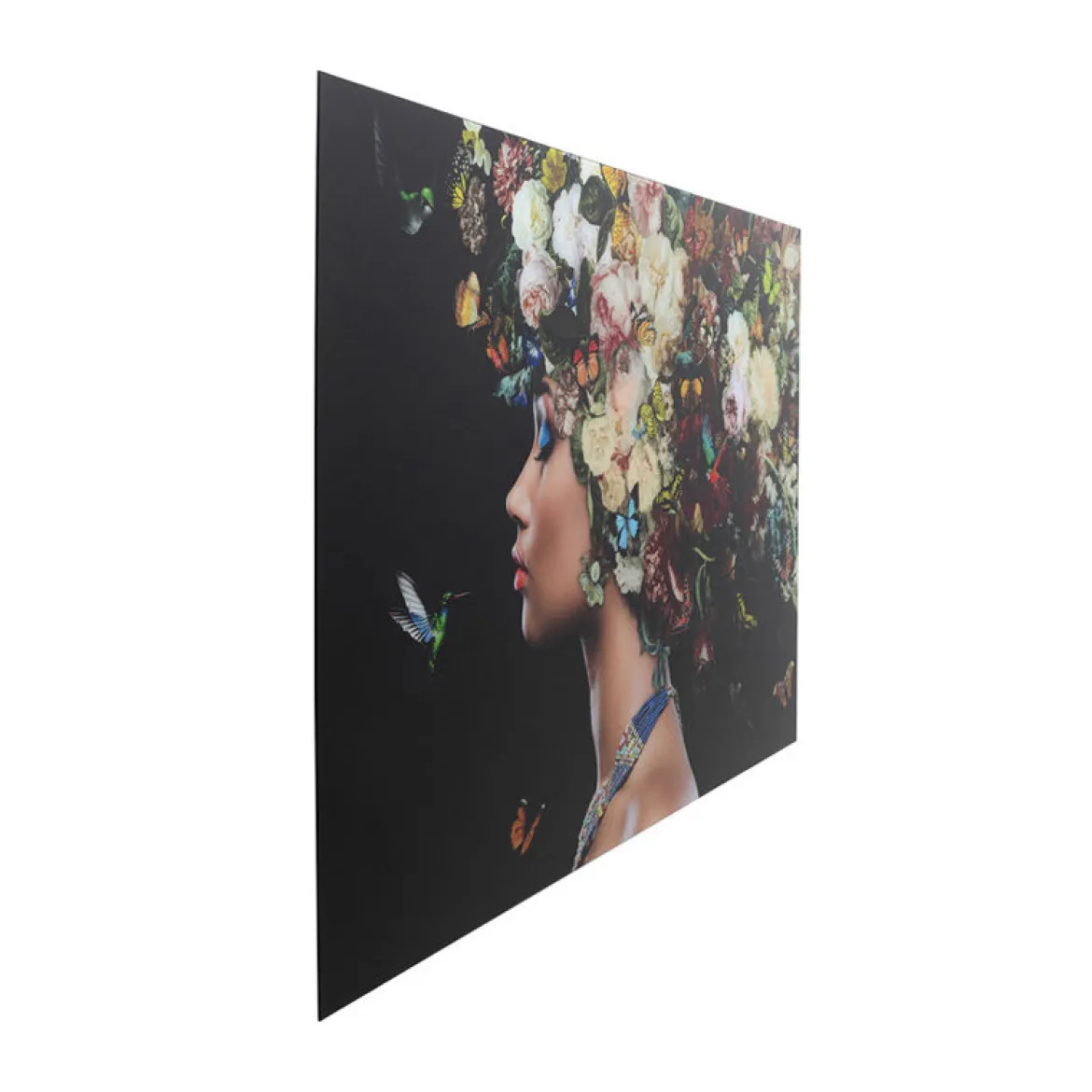 Glas schilderij bloemen - Kare Design Bunch of Flowers