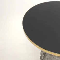 Glazen bijzettafel met relief - Kare Design Lola