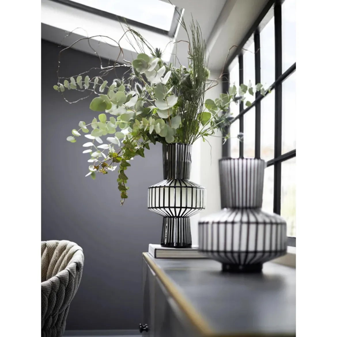 Glazen vaas Art Deco - Kare Design Roulette 42