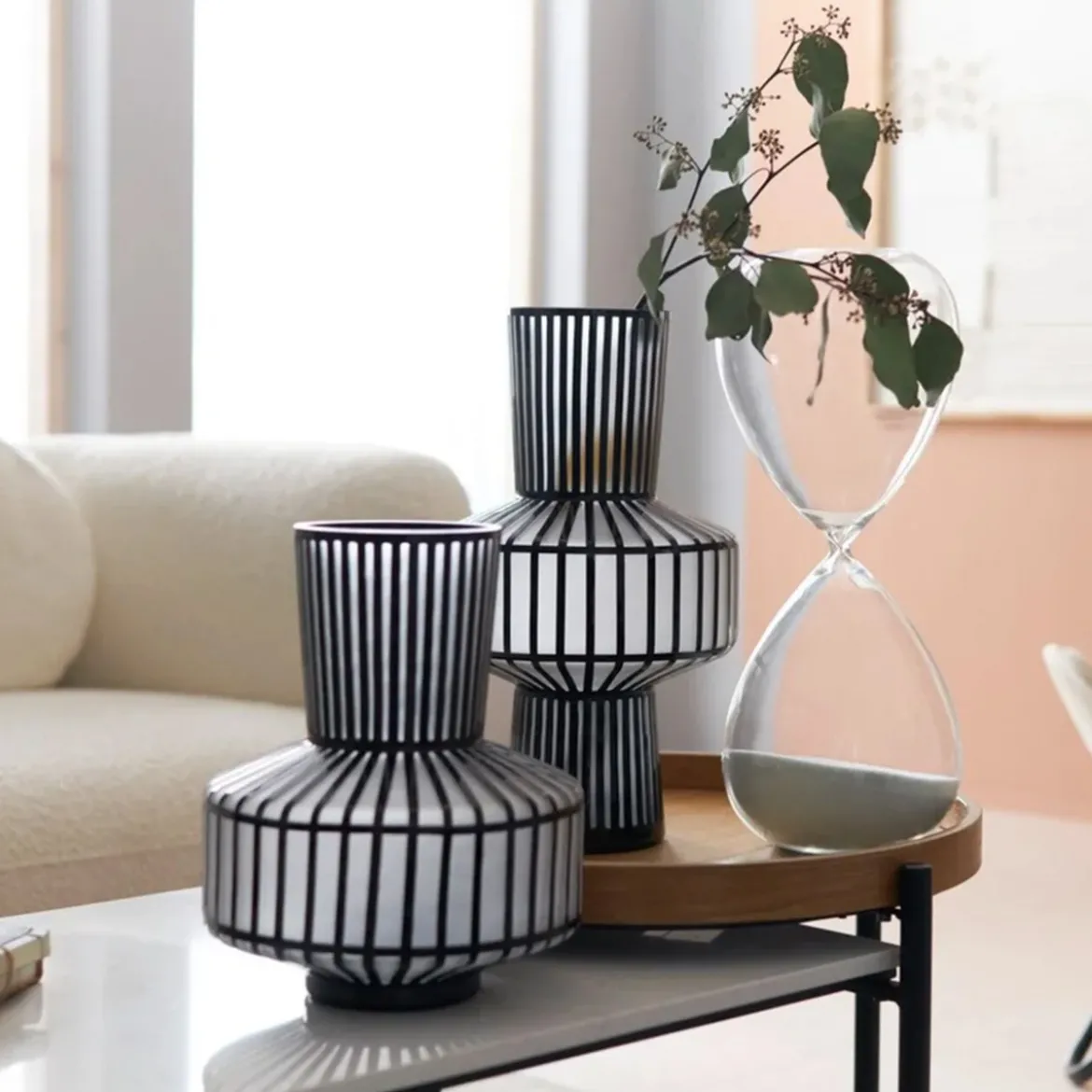 Glazen vaas Art Deco - Kare Design Roulette 42