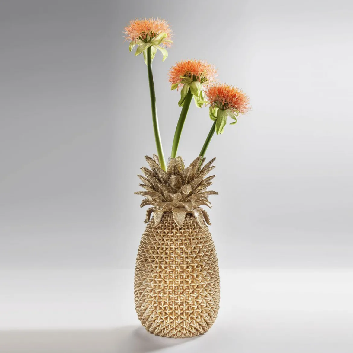 Gouden ananas vaas - Kare Design Pineapple