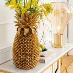 Gouden ananas vaas - Kare Design Pineapple