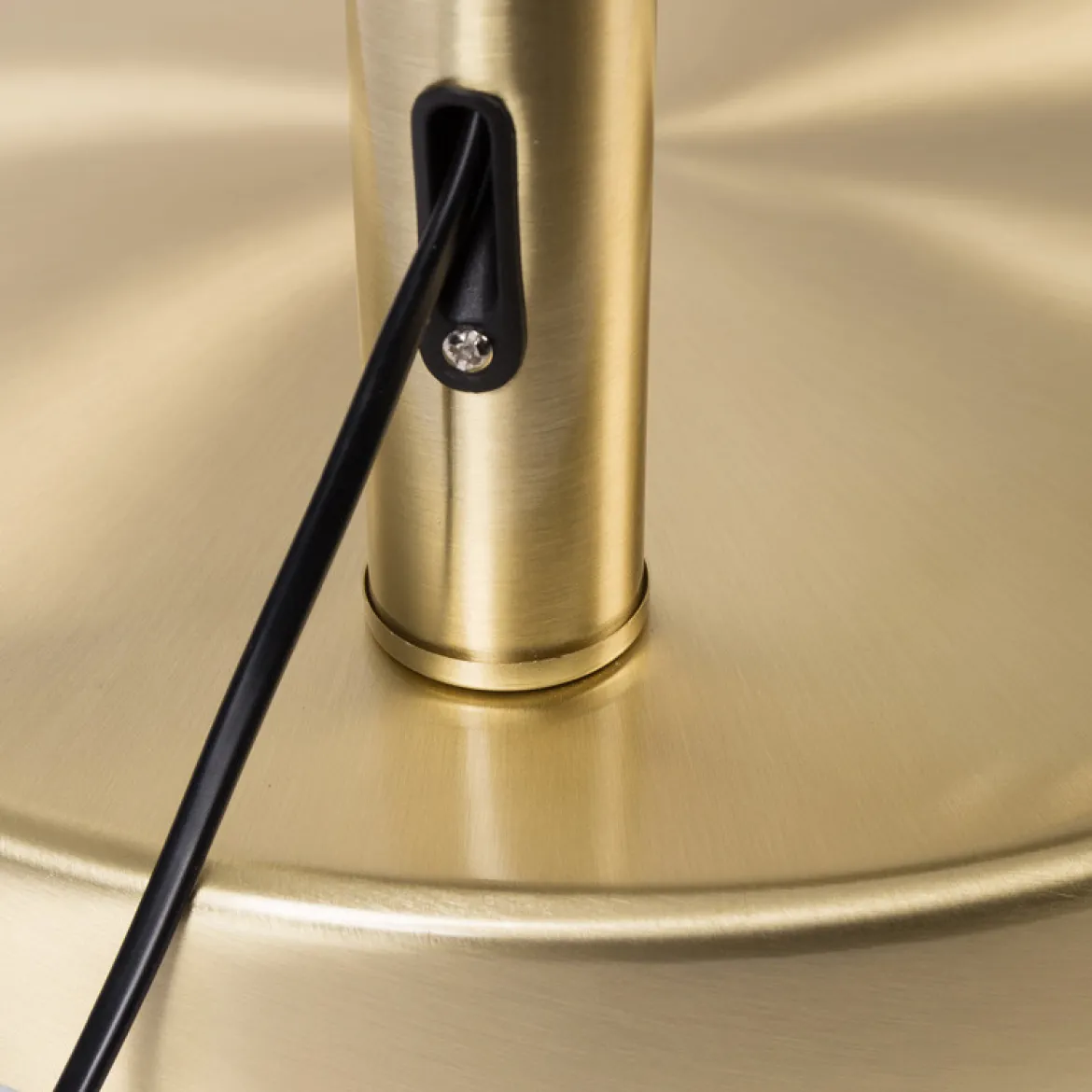 Gouden booglamp modern - Zuiver Metal Bow