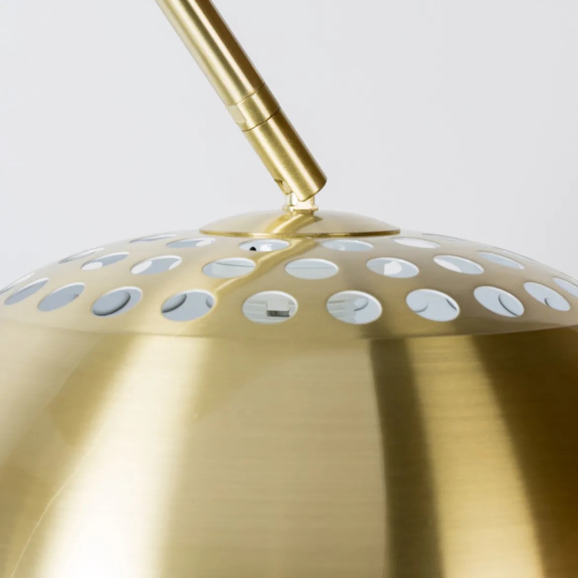 Gouden booglamp modern - Zuiver Metal Bow