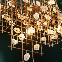 Gouden design hanglamp - Kare Design Stone Mobile