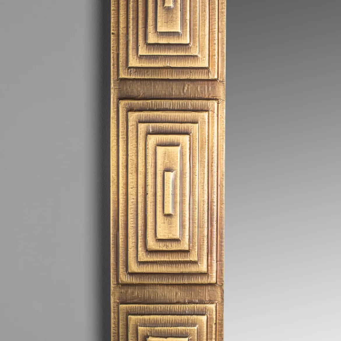 Gouden design spiegel - Dutchbone Volan