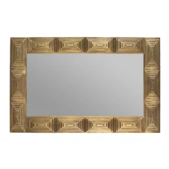 Gouden design spiegel - Dutchbone Volan