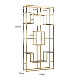 Gouden design stellingkast - Richmond Interiors Magnus